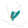 Xocoon Stimulateur de clitoris et point G Eternal 15cm Turquoise